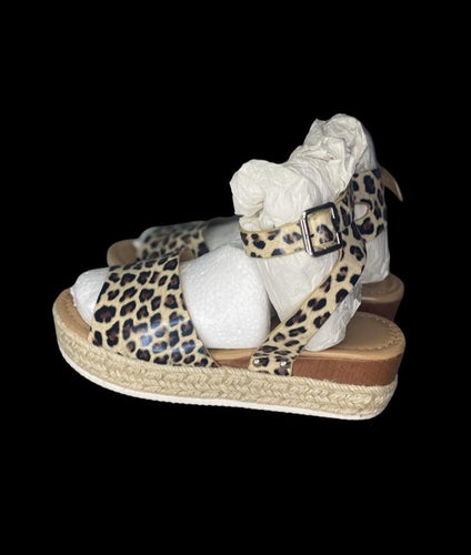 Leaping Leopard Sandals